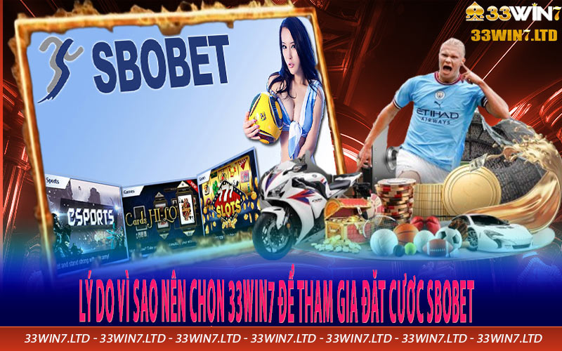 Lý do vì sao nên chọn 33win7 để tham gia đặt cược SBOBET