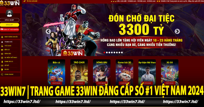 33Win7 | Trang Game 33Win Đăng Cấp Số #1 Việt Nam 2024