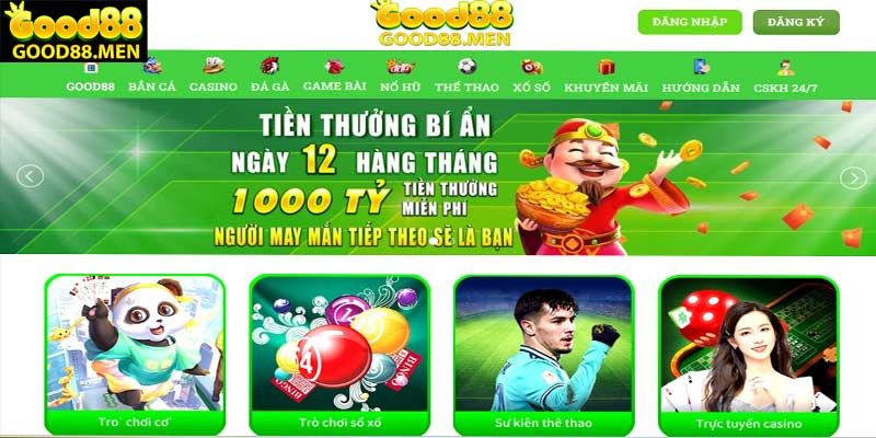 Một số sản phẩm nổi bật tại hệ thống nhà cái uy tín Good88