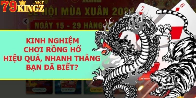 Bí quyết chơi Rồng Hổ hiệu quả lãi cao từ 79king2