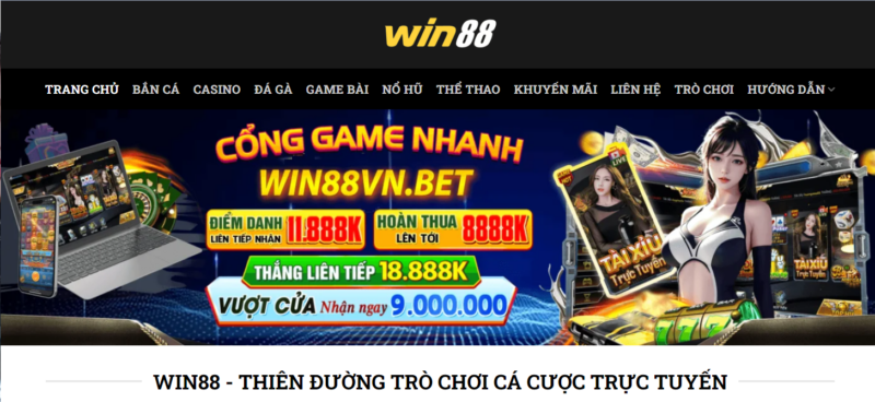 Win88 Game Bài Đổi Thưởng – Cổng game quốc tế uy tín nhất hiện nay